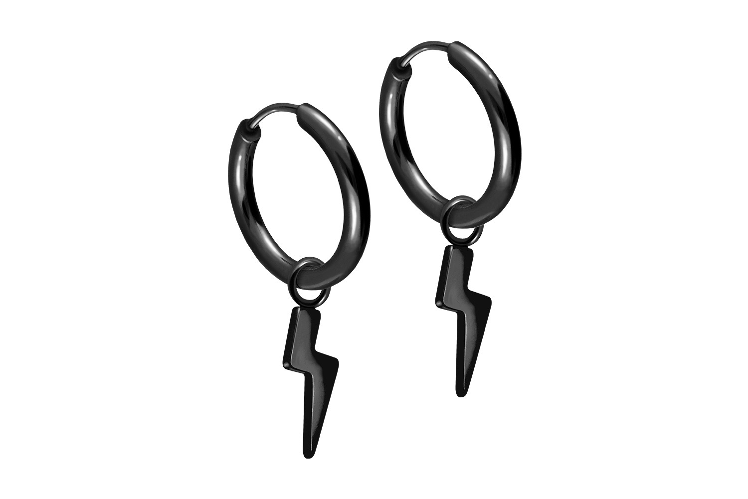 Chirurgenstahl Ohrclicker Creolen BLITZ von Piercingline